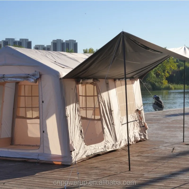 

YTYIN Luxury Classic Style Outdoor Waterproof Inflatable Tent With 3 Doors, Spacious Interior, Ideal For Family Camping & Activi