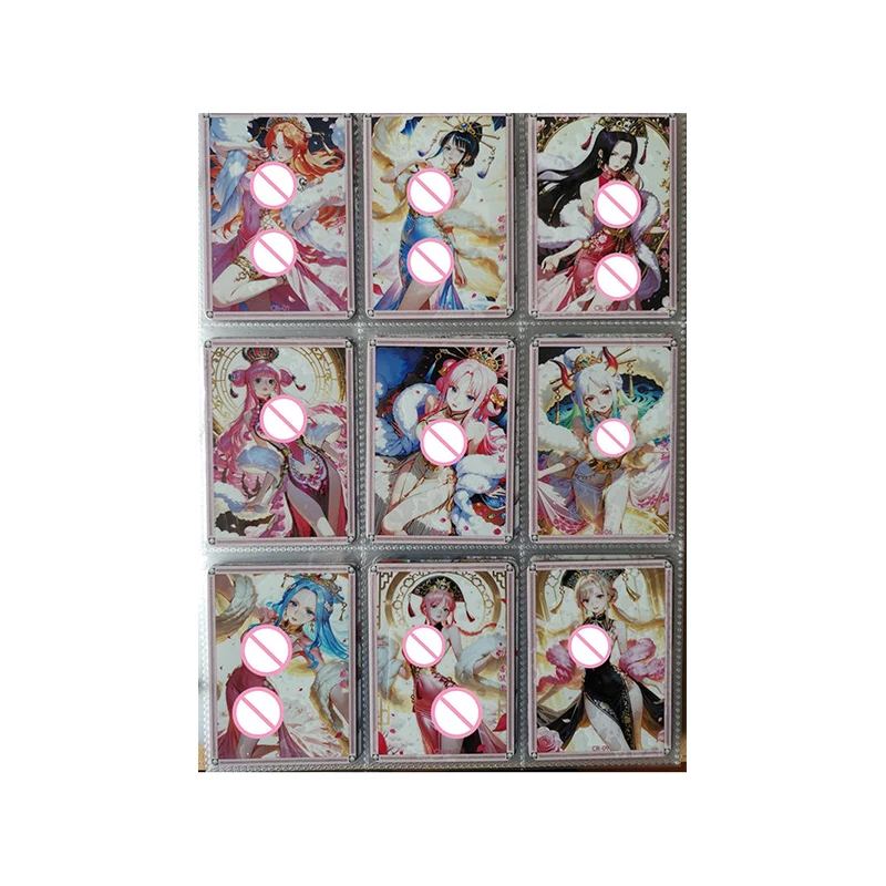 Anime One Piece Metal Card Boa Hancock Nami Perona Nico Robin Yamato Nefertari D Vivi Uta Tashigi Vinsmoke Reiju Collection Card