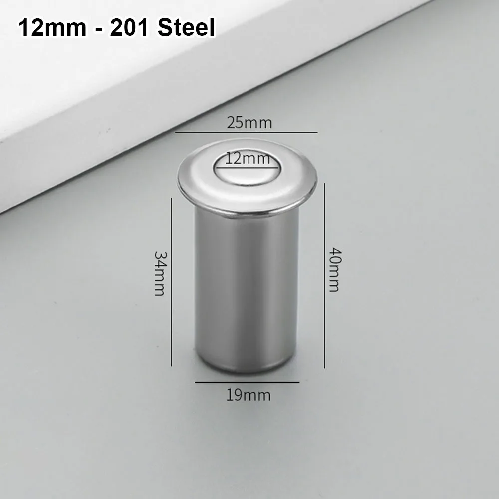 1Pcs Dustproof Door Bolt Cover Stainless Steel Sandproof Latch Cover Invisible with Accessories Door Latch Protection Cover Door