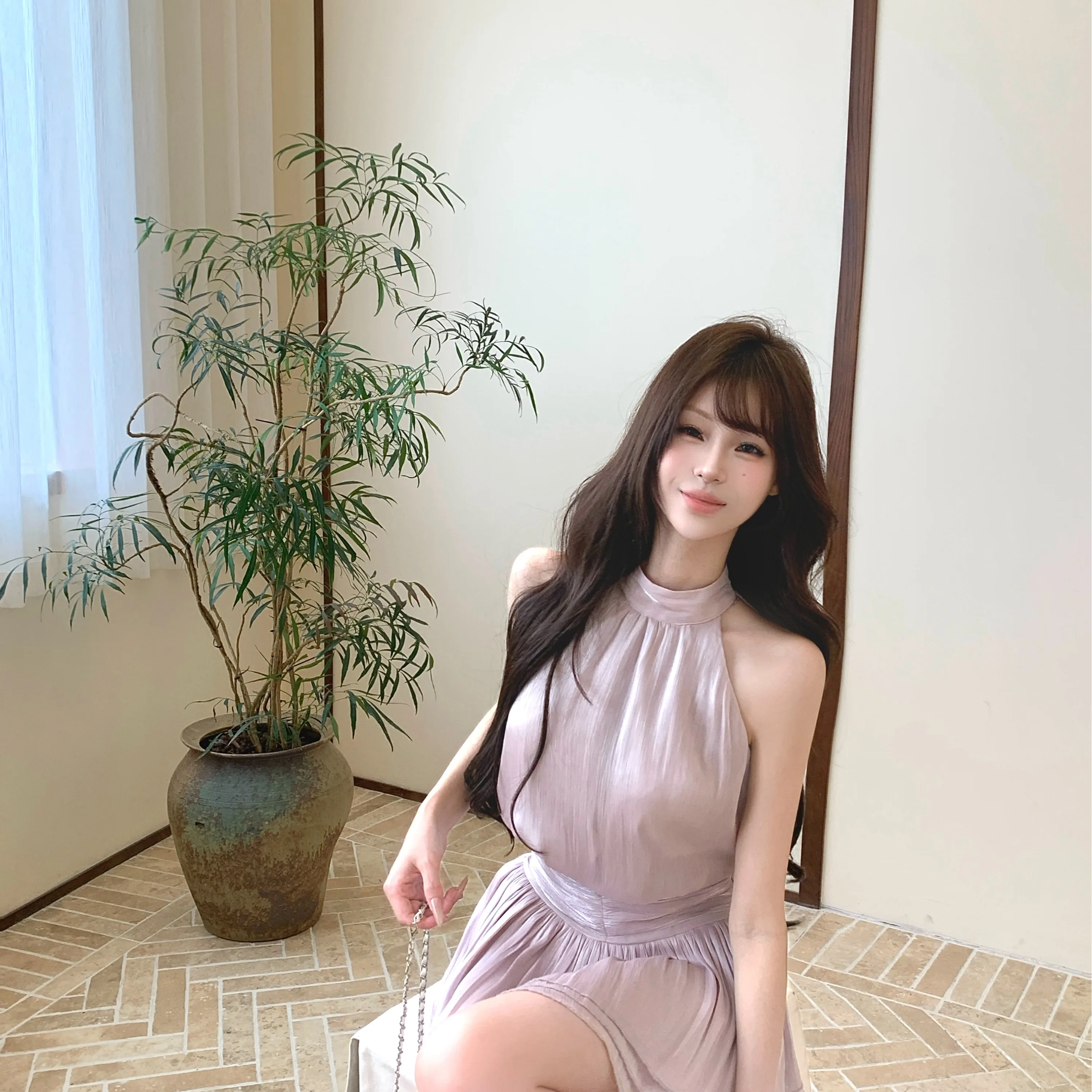 Ele Gentle Sle Knot Ketting Set Damesrok Faionable Zomer 2025, Zacht ontwerp Sensation Unieke trend