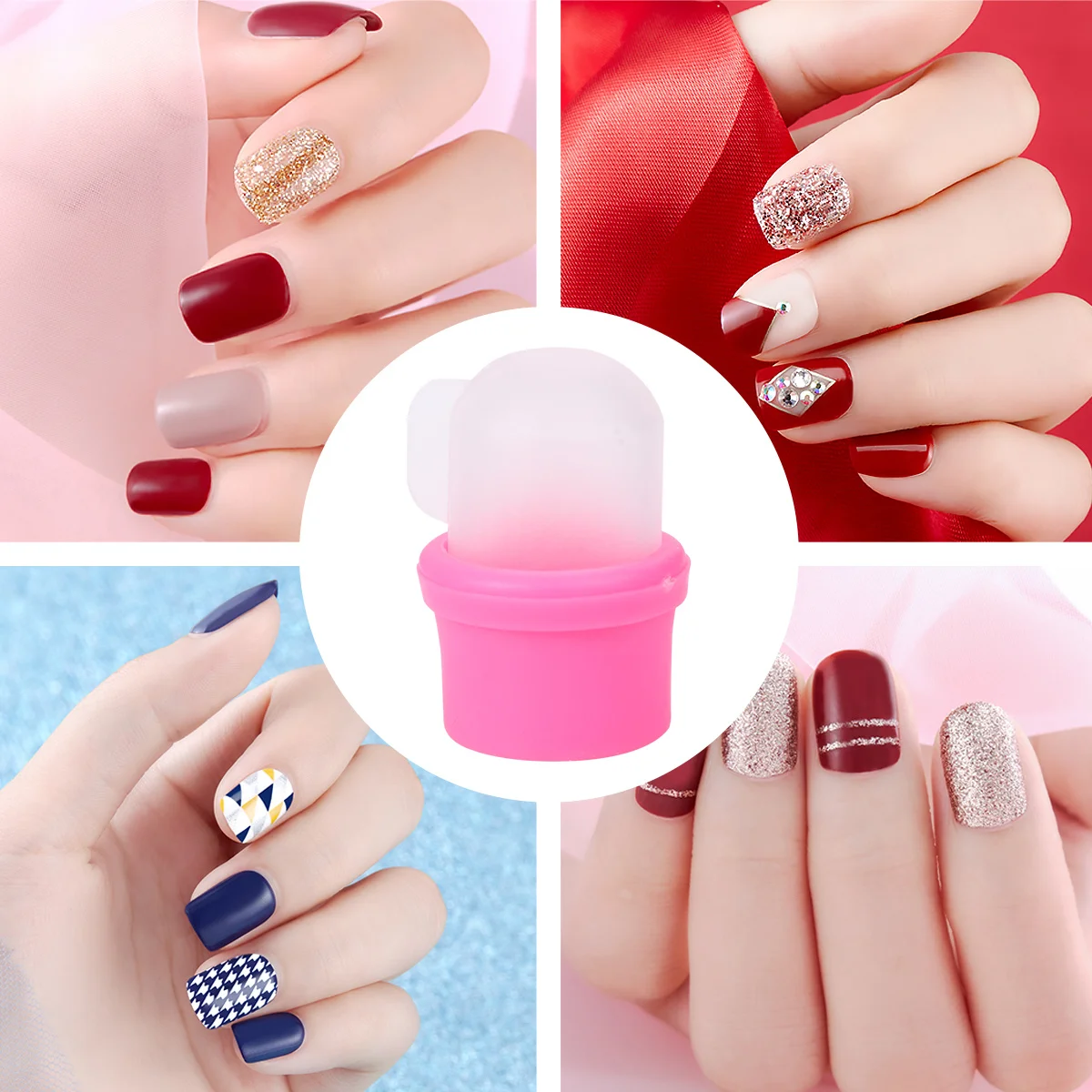 10 قطعة قبعات الأظافر نقع قبالة يغطي ل الأشعة فوق البنفسجية هلام البولندية إزالة قابلة لإعادة الاستخدام مانيكير مسمار معتاد على الأظافر يغطي أدوات دائم مادة Pp #5