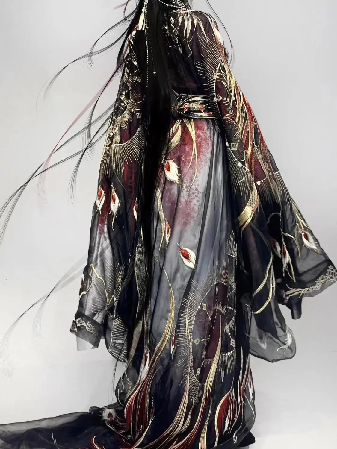 Платье ханьфу в национальном стиле. Церемониальное шоу в стиле хань. Xihe Hanfu. Улучшенные военные штаты. Халат для мужчин и женщин. Тяжелая промышленность Hanfu.