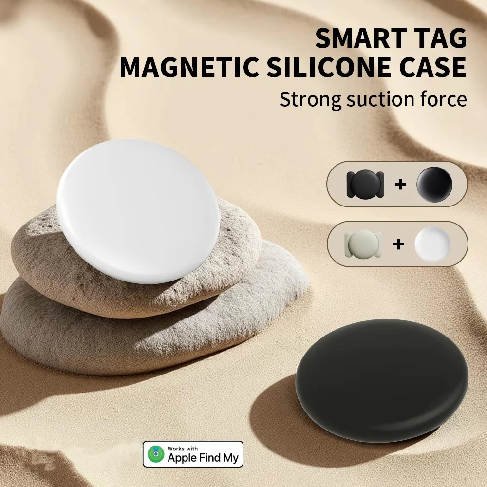 For Apple Find My Tracker Air Tag Alternative Bluetooth Item Locator Anti Lost Device for Keys Wallet Luggage Bag iOS Compatible