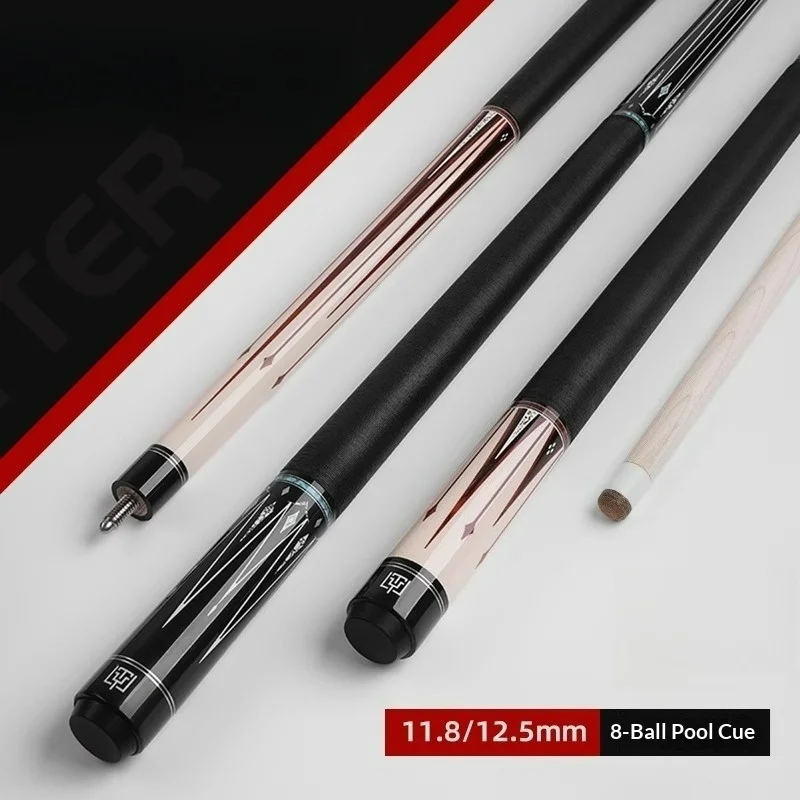 

Professional Carbon Fiber Pool Cue 58 Inch Maple Shaft Leather Wrap Snooker Cue Carry Case Bar Home Accessories Snooker