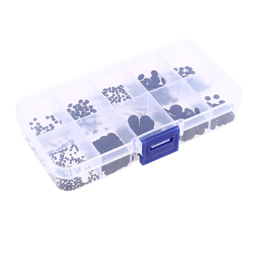 500PCS Conductive Rubber Pads 1.5-8mm Silicone Keypad Repair Kit Buttons For IR Remote Control Gaming Console Electronics