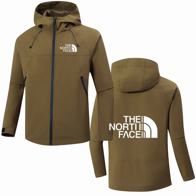 

Ветрозащитная и брызгозащищенная мужская куртка весной и осенью, спортивная куртка на открытом воздухе для пар, рабочая одежда с капюшоном