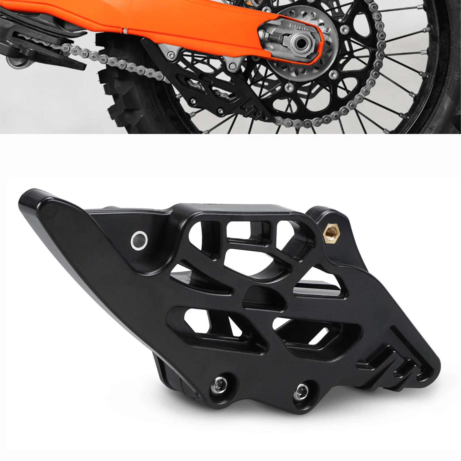 For KTM EXC 300 2024 Rear Chain Guide Slider Protector EXC EXC-F 150 300 500 2024 SX SX-F XC XC-F 125 250 300 350 450 2023-2024