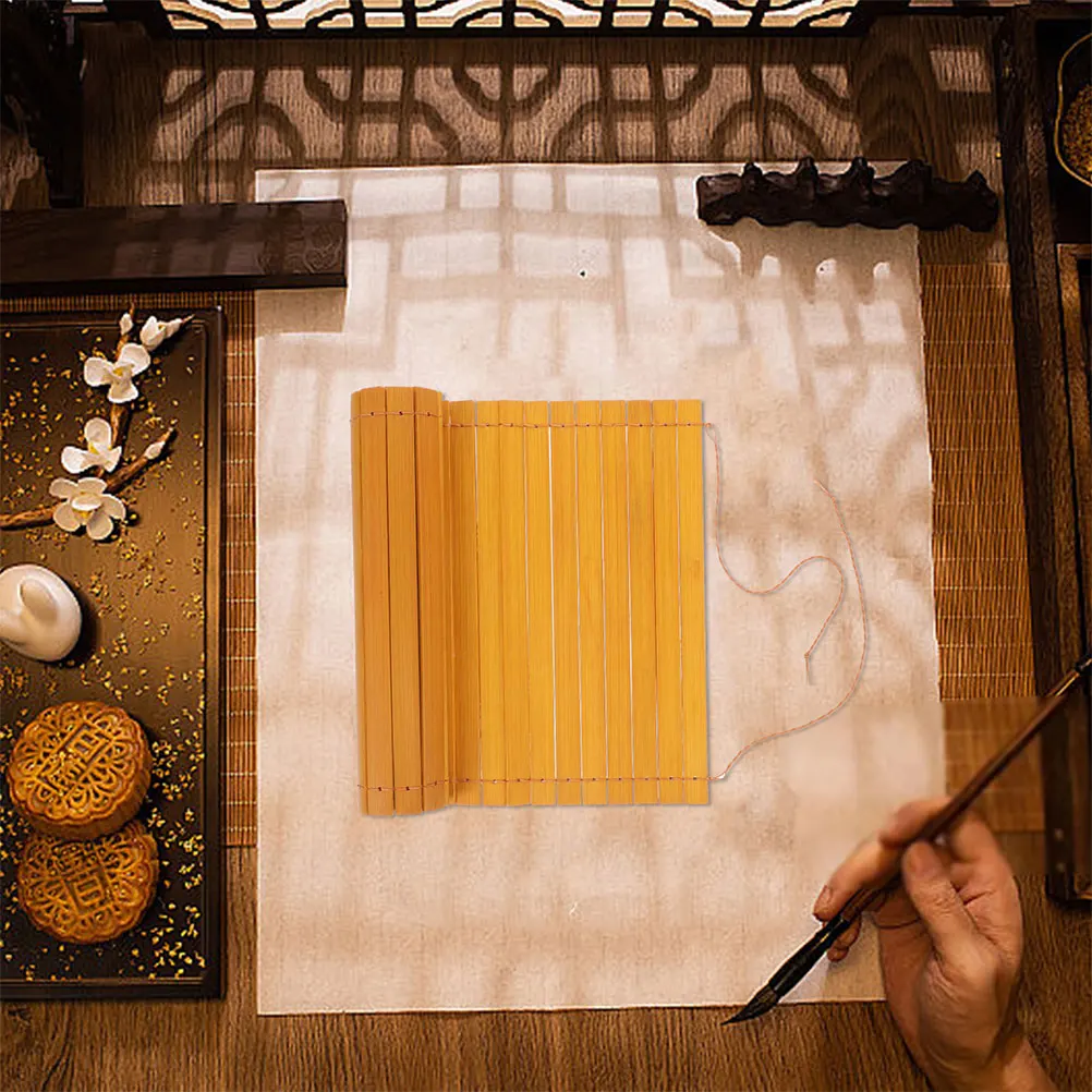 

Bamboo Book Blank Sheet Bamboo Slip Creative Vintage Multifunctional DIY Home Room Decor Calligraphy Sheet Photography Prop