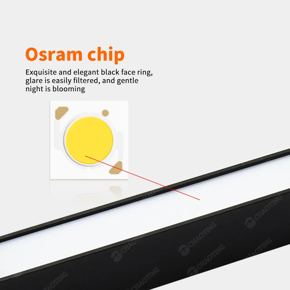 Smart WiFi Tuya LED Dimmable Linear Flood Light Surface Recessed Magnetic Track Light System Black White Options LED Floodlight