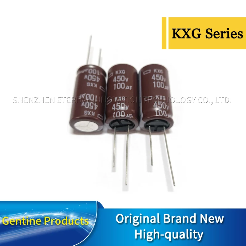 50PCS 450V100UF KXG 18X35 EKXG451ELL101MM35S Original New NIPPON CHEMI-CON Electrolytic Capacitors NCC Long Life Low Impedance