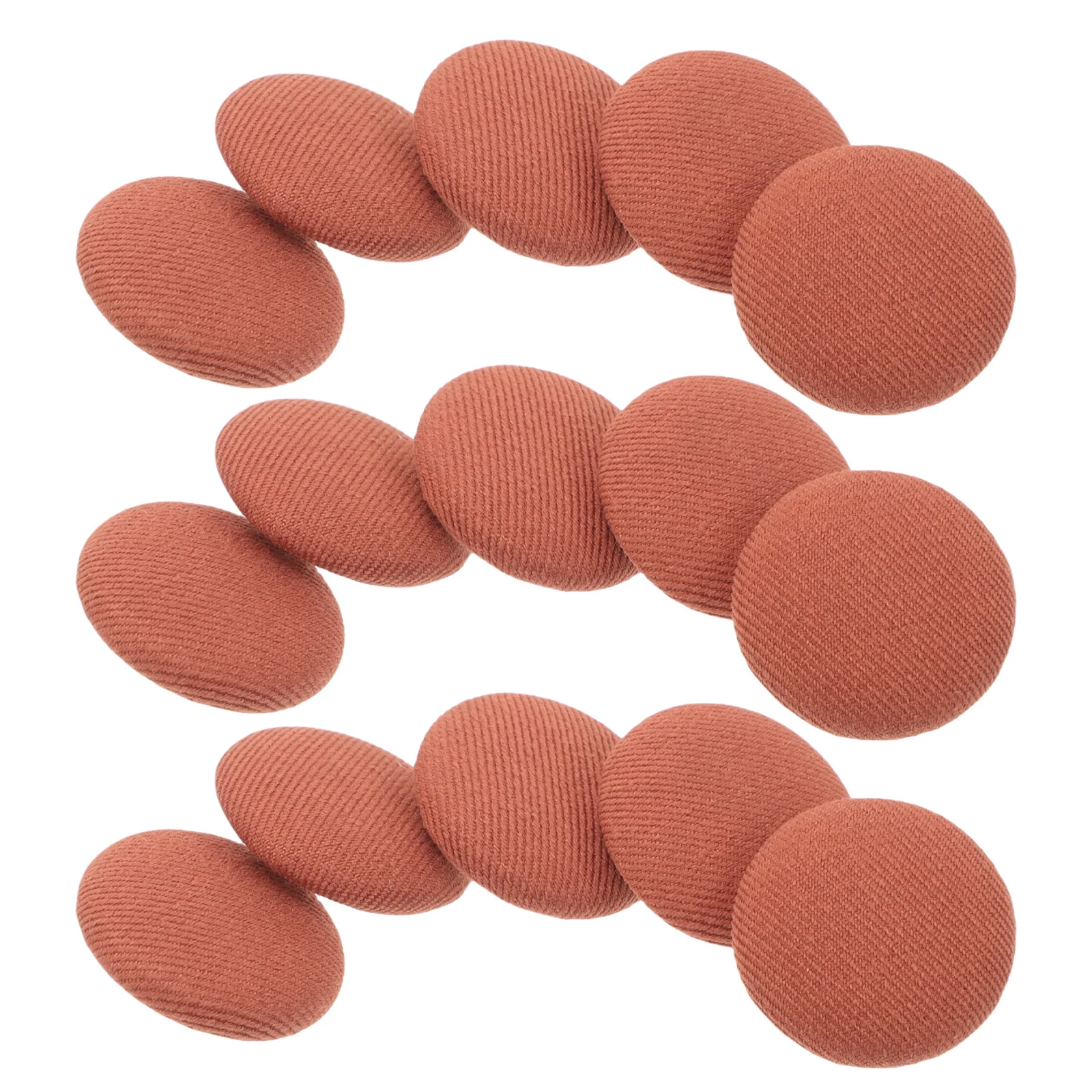 

20Pcs Round Covered Fabric Buttons for Coats Jackets Blazers Replacement Sewing Decorative Buttons for Daily Wear