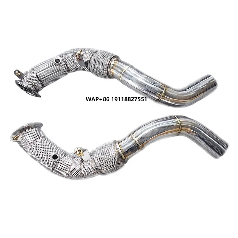 

Ss304 Exhaust Downpipe for M850i I M750i M650i G14 G15 G16 G11 G12 4.4TAuto Performance Parts Pipe Exhaust System