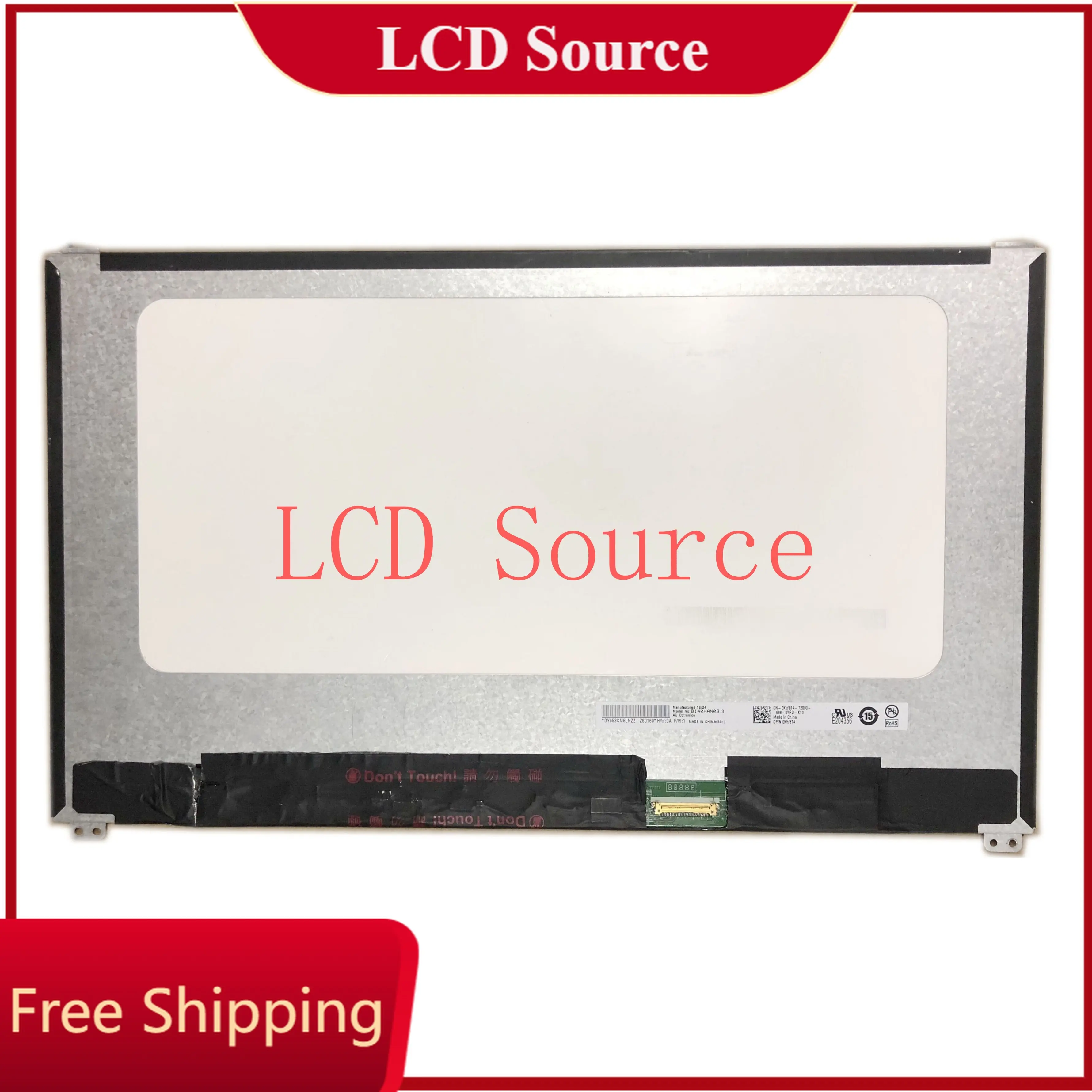 

B140HAN03.3 IPS 14.0" FHD Panel For Dell 1920x1080 LCD LED display Screen Replacement