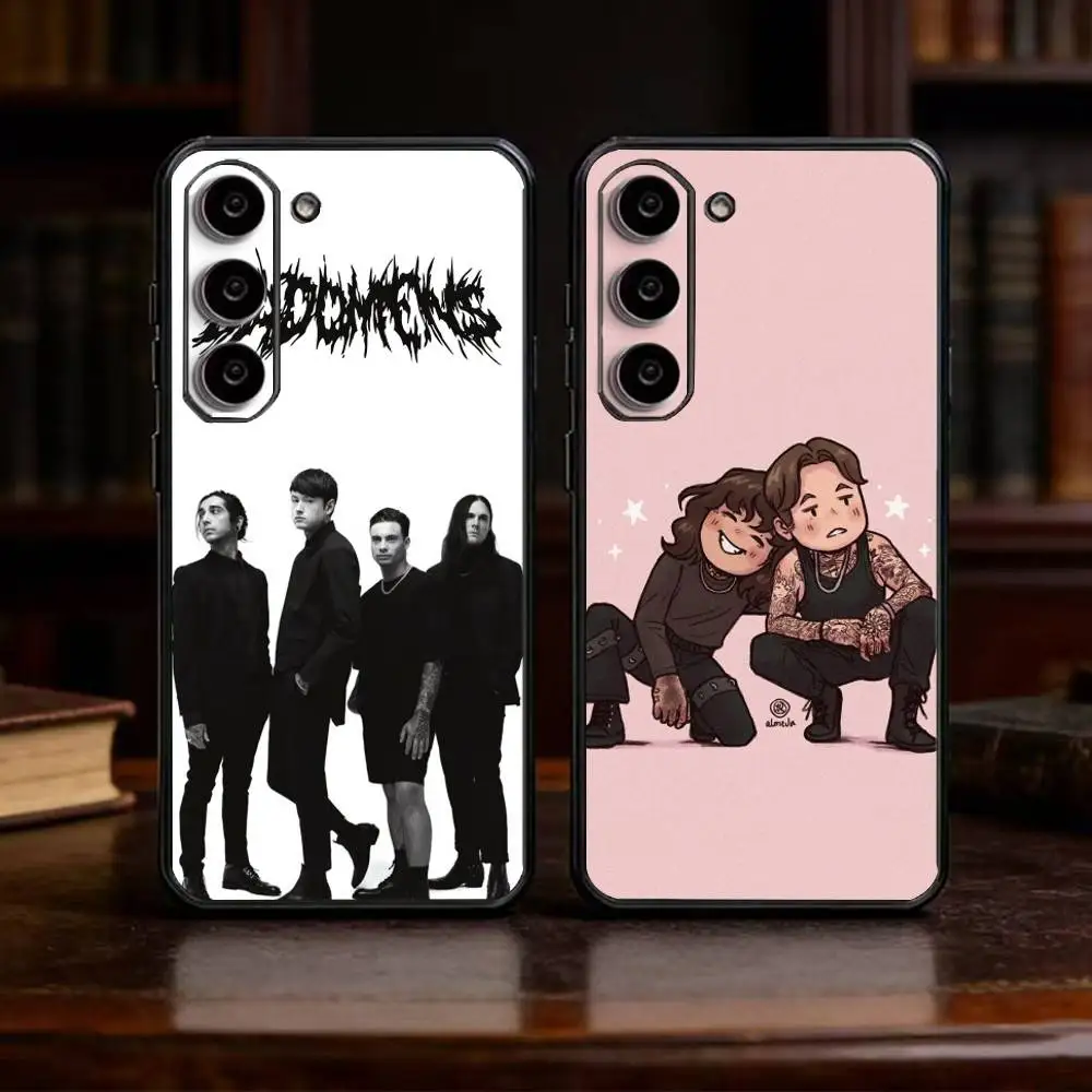 Bad O-Omens Band Phone Case For Samsung Galaxy A13,21s,22,31,32,52,53,71,72,73,Soft Black Cover