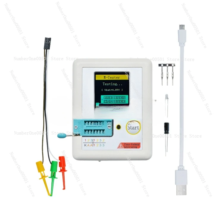 English Version TC-T7-H High Precision Transistor Tester Full Color Screen Graphic Display Over LCR-T7-T3-TC1