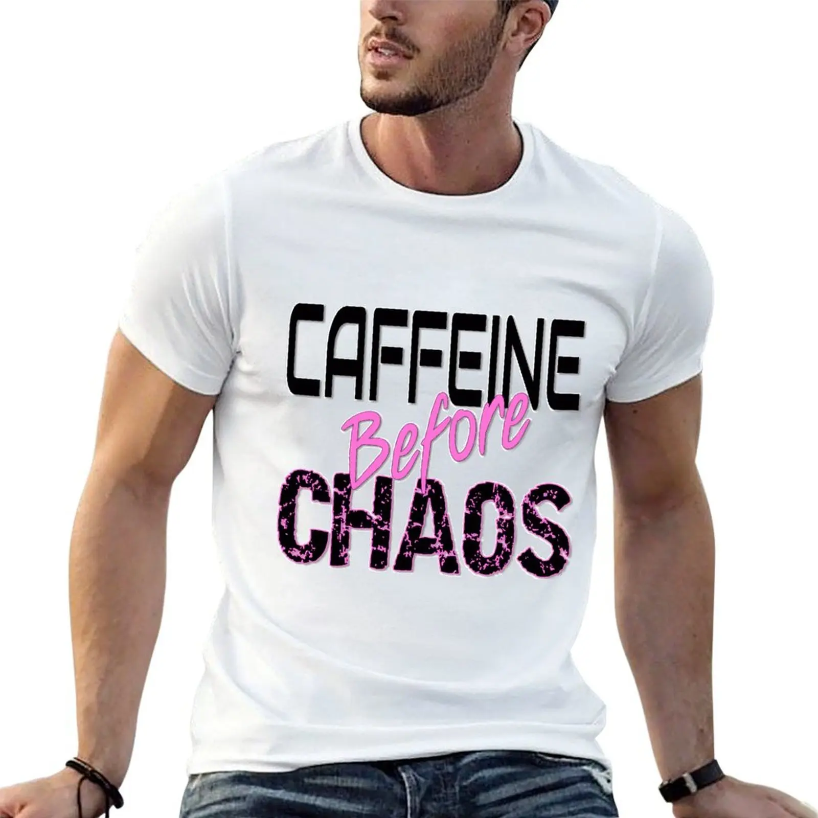 

Chaos T-Shirt Caffeine man shirt graphic print t mens for vintage t graphic shirts shirts t custom Before