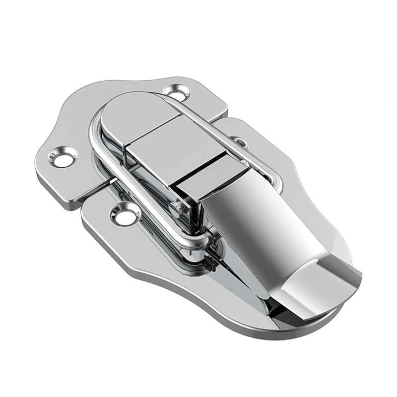 1PCS Duck Billed Lock Buckle Surface Mounted Fixed Built-in Spring Toolbox Insulated Box Buckle Luggage Bag Buckle Lock Hardware