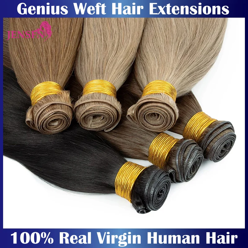 Jensfn Virgin Genius Hair Wefts Human Hair Weaves 100% Human Natural Hair