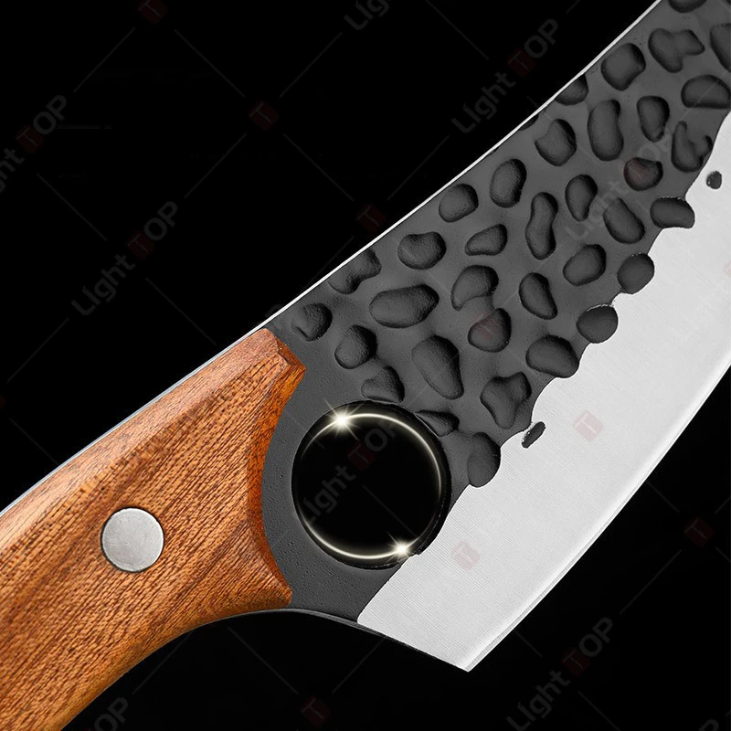 WXCOO Professional Chef Knives Stainless Steel Forged Kitchen Boning Knife Meat Cleaver Machete Fruit Peeler Cooking BBQ Chopper