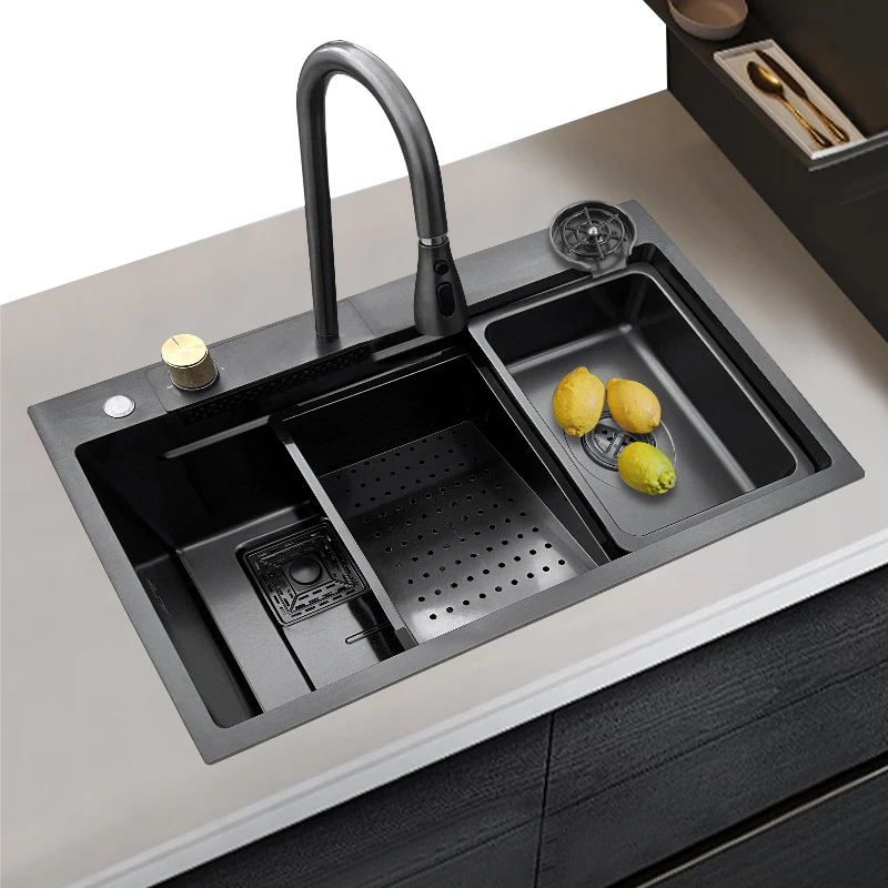 Custom Optional Accessories Functional Kitchen Sink Multifunctional Stainless Steel Sink