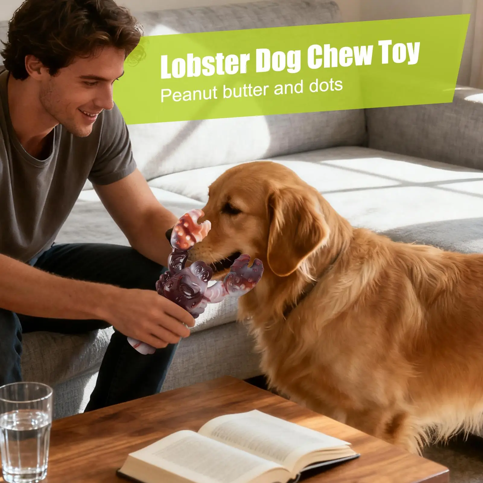 Chew Toys For Dogs Lobster Exercise Game Interactive Chew Toy For Training Behavior Correction Home Living Room Bedroom Play