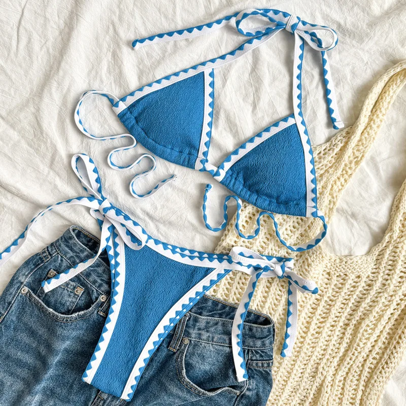 

Сексуальные бикини 2025: купальники, женские купальники с эффектом пуш-ап, женская пляжная одежда для купания, купальные костюмы, бразильский комплект бикини, купальщица в бассейне