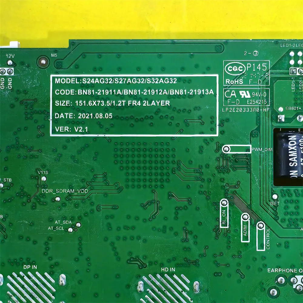 Детская материнская плата ME.NT68874.EB711 материнская плата BN81-21913A/21912A/21913A для монитора S24AG32 S27AG32 S32AG32 S32AG320NU