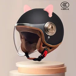 ABS 겨울 전기 오토바이 헬멧, 따뜻한 통기성 유니섹스 안전 헬멧, Casco Moto 헬멧, 오토바이 헬멧, 54-61cm