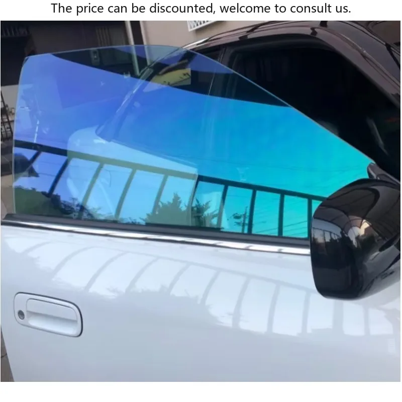 

Chameleon Window Film With UV Rejection Car Window Glass Decor Solar Tint Self Adhesive Film