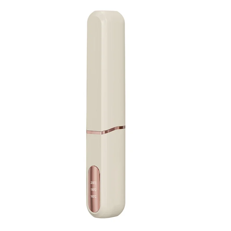 【NEWLY】Portable Cordless Negative Hot Comb Mini Straightening Brush For Women Hair Straightener