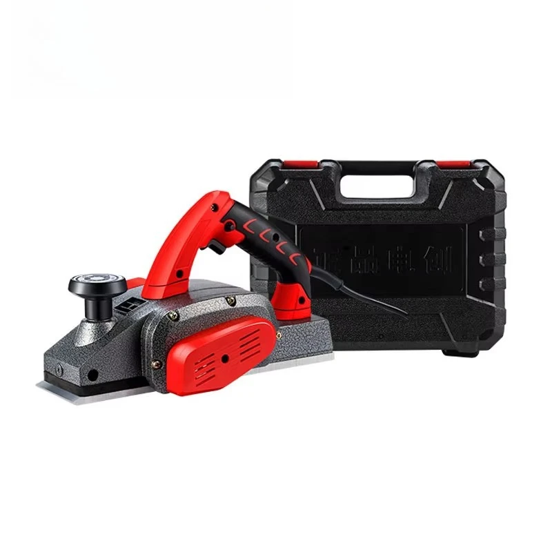 Handheld Powerful Electric Wood Planer, All Copper Motor Woodworking DIY Portable Power Planing Tool for Home Workshop