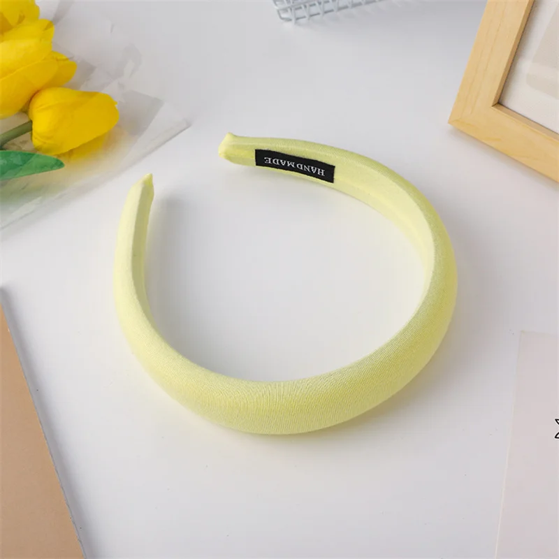 Wide-brimmed Sponge Hair bands Women\'s Sweet All-match Headband Cute Face Wash Hairband Girls Hair Accessories