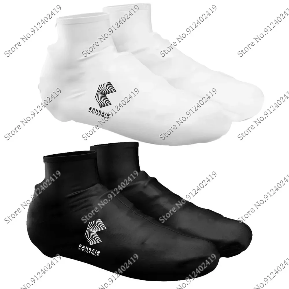 2024 Bahrain Victorious Cycling Shoe Covers Road Bike Shoes Cover MTB Jerseys Dust-proof Non-slip Outdoor Bicycle Overshoes