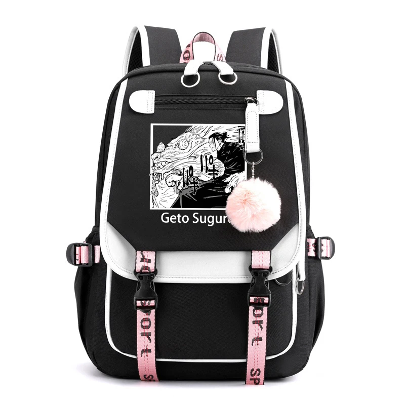 

New Anime Geto Suguru Printing Backpack Unisex Backpack Teenager Boy Girl School Bags Daily Travel Bag