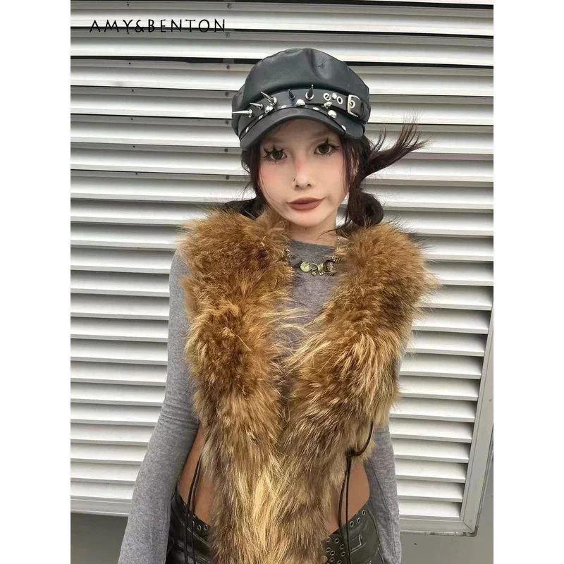 

25COSHarajuku панк берет с заклепками и пряжкой субкультура готическая черная фуражка универсальная американская ретро горячая девушка Y2K береты кепки для W