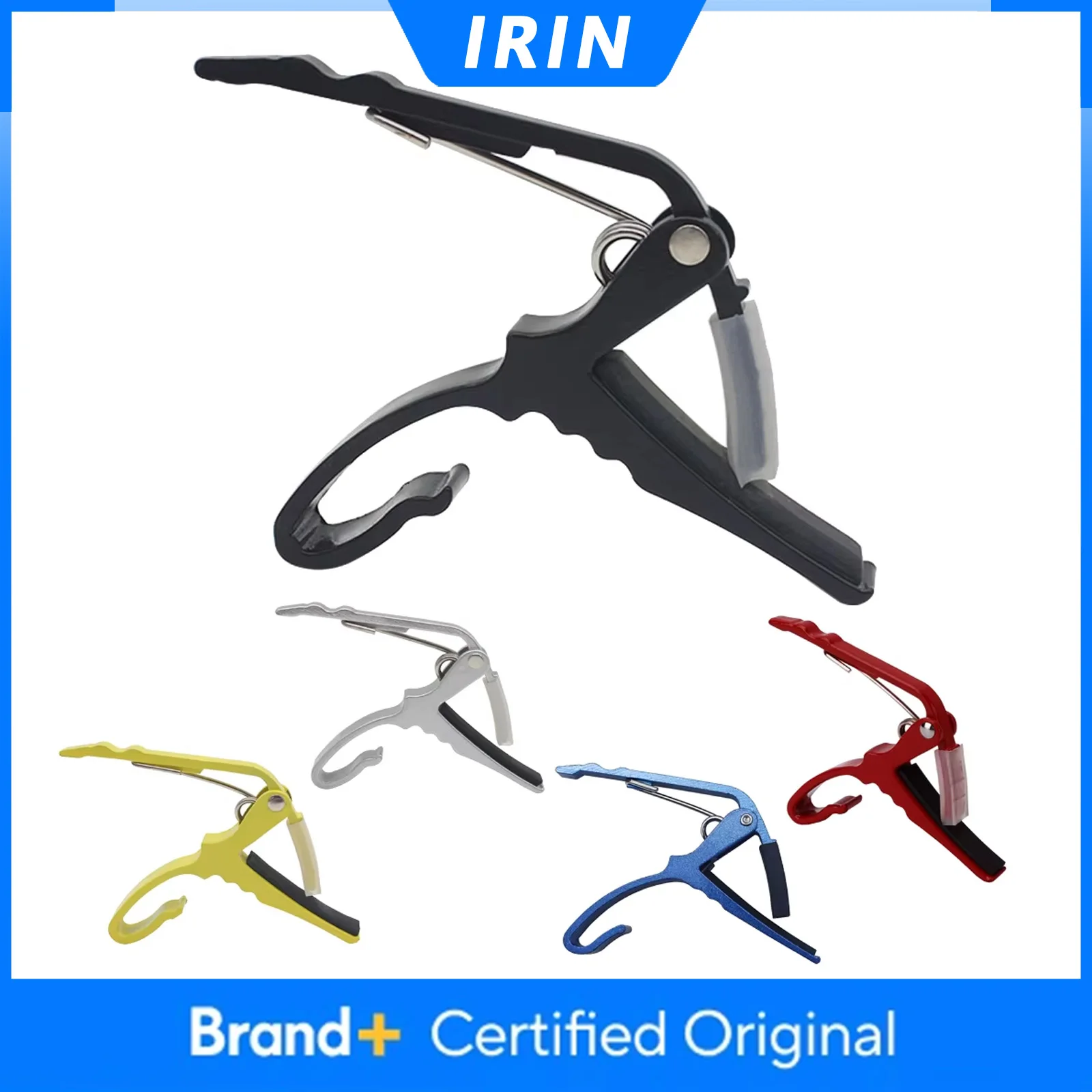 IRIN - Capo Universal para Guitarra, Afinador Metálico Portátil, Accesorio para Guitarra, Herramienta de Afinación