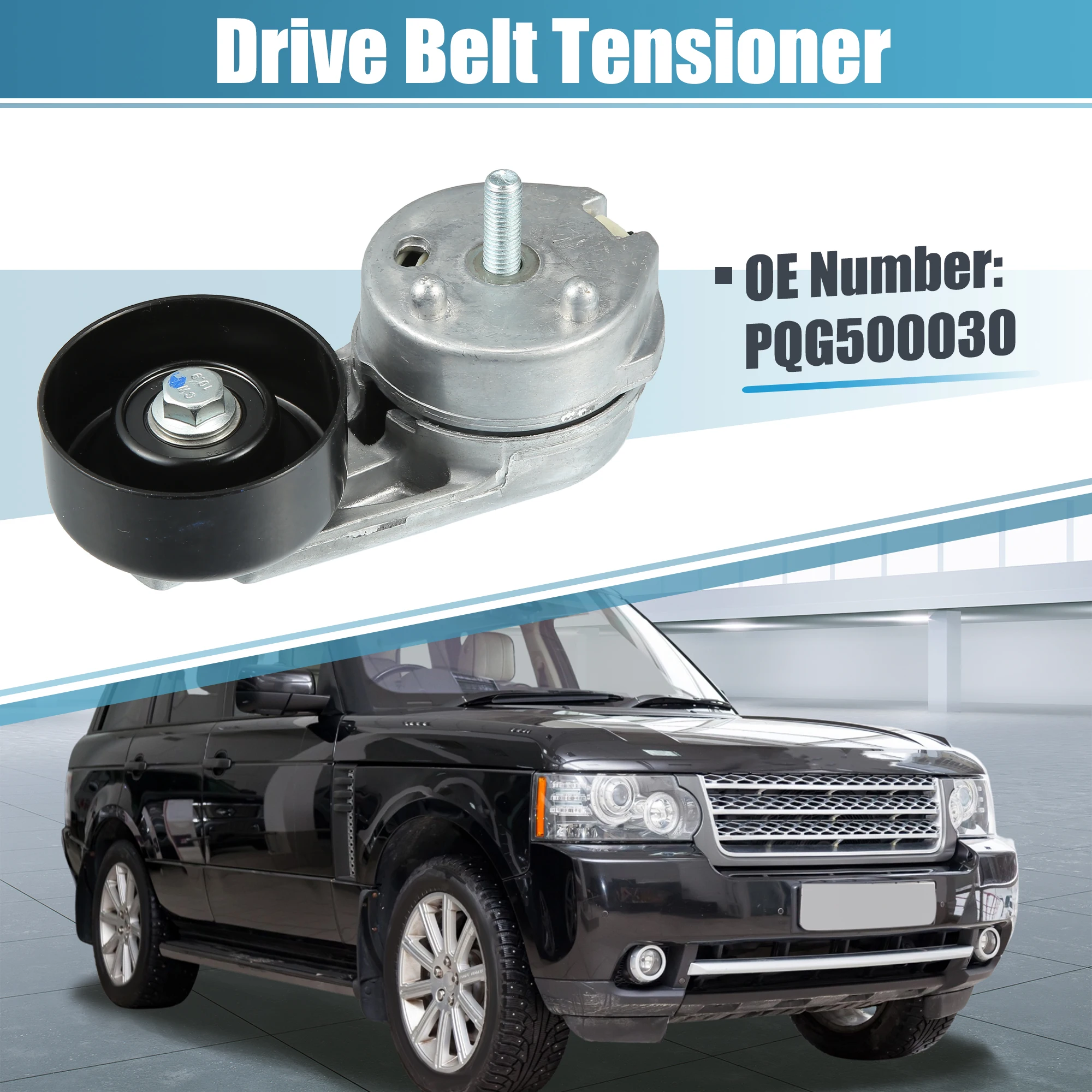 

UXCELL Car Belt Tensioner Pulley Assembly No.PQG500030 for Land Rover LR3 2005-2009