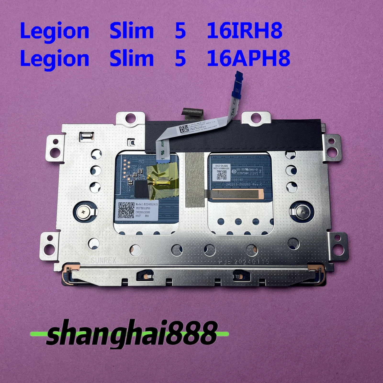 New for Lenovo Legion Slim 5 16IRH8 16APH8 Touchpad Trackpad Mouse Board Grey