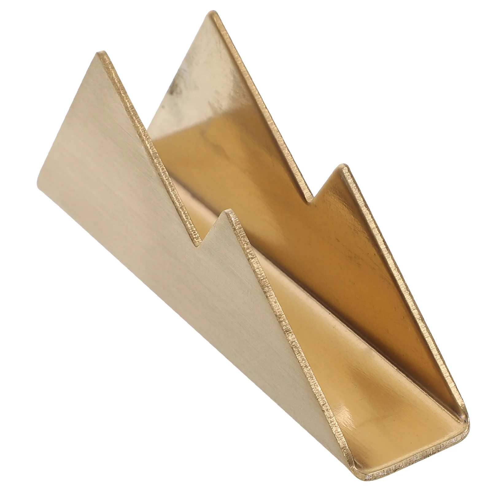 

Stainless Steel Name Card Holder Metal Desktop Stand Business Cards Organizer Practical Note Message Display Name Card Holder