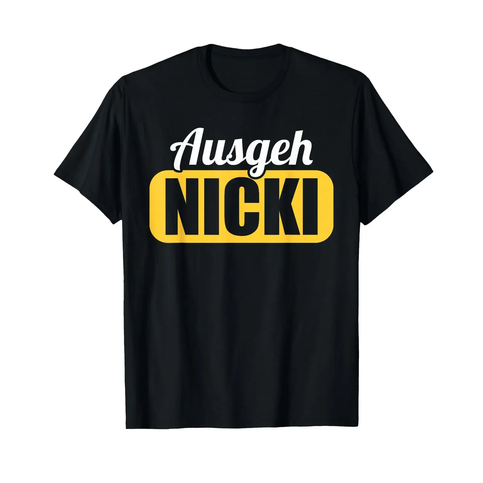 DDR East Germany Away Nicki Ossi T Shirt black vintage Washed Top For Everyday Wear Stylish Casual fashion streetwear Versatile
