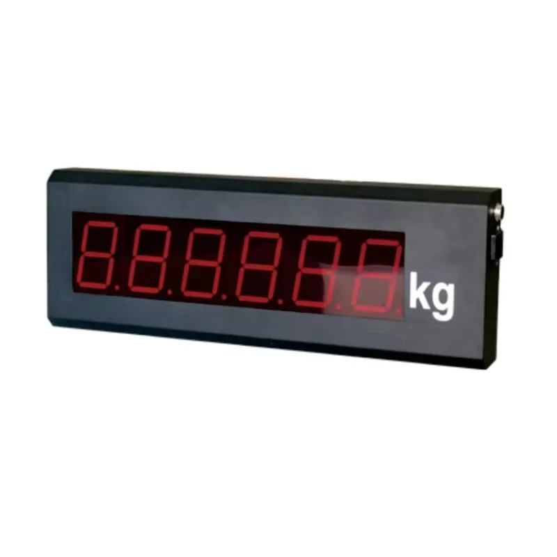 

3-Inch weight repeater for large displays on weighbridge