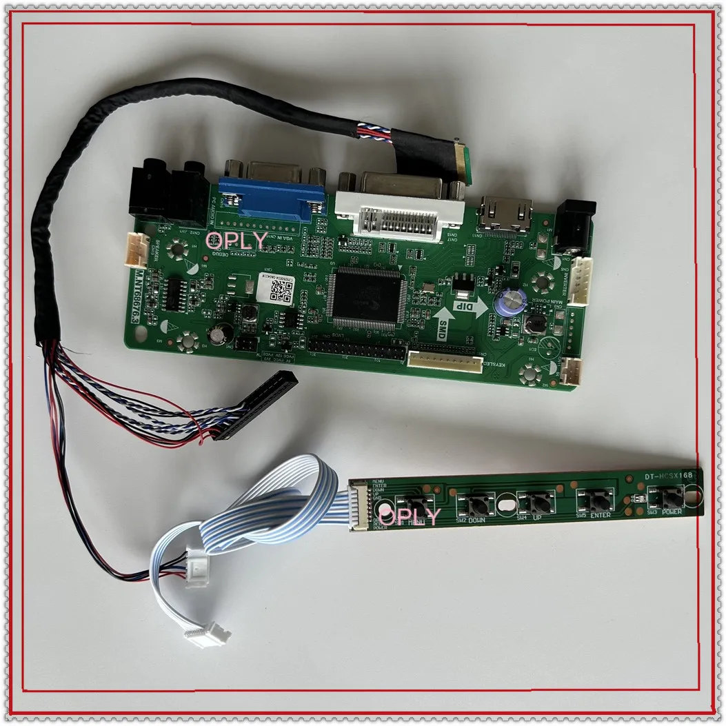 

Комплект для HV121WX6-112/100 HV121WX6-110/111/120 12,1 "1280X800 плата контроллера HDMI-совместимая VGA DVI ЖК-экран со светодиодной панелью