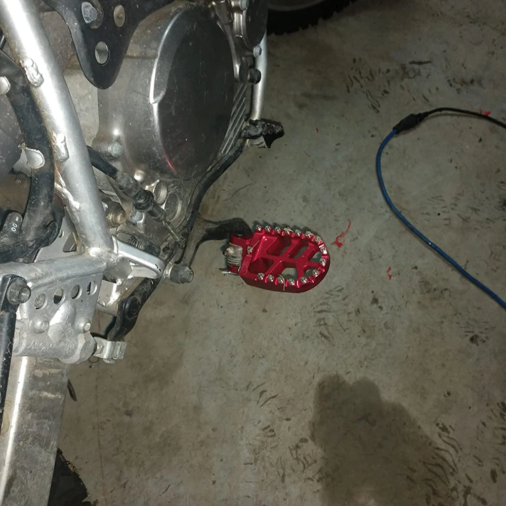 Dirt Bike Fußrasten Fußstützen Pedalteile für HONDA CRM250 CRM 250 XR250R XR400R XR 250R 400R XR 250 R 400 R Zubehör – Detail 7
