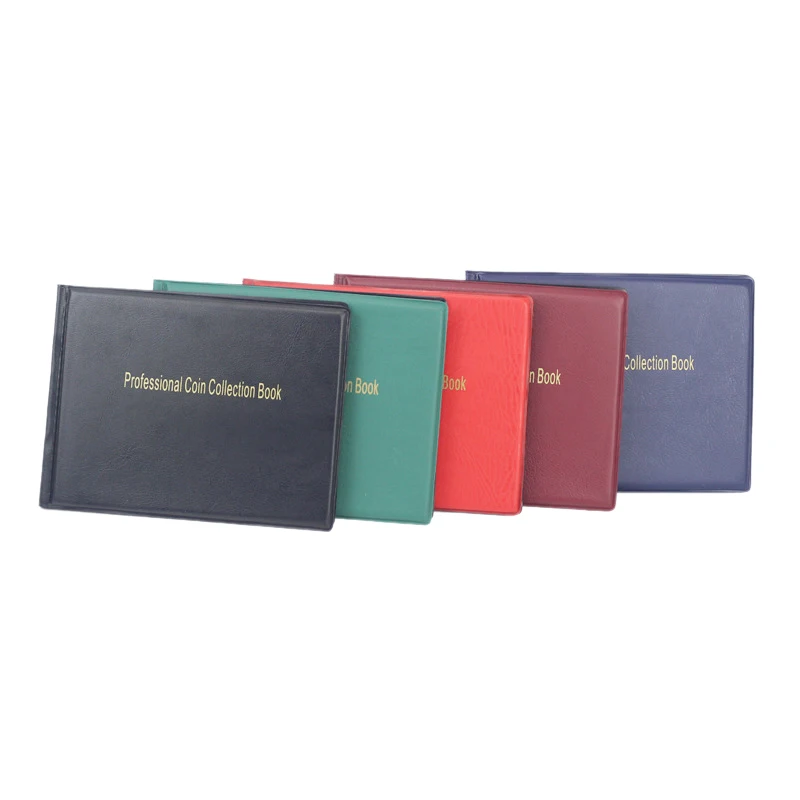 1 Piece Coin Collection Holder Album 120/240 Pockets Coin Collection Book Commemorative Coin Organizer Storage