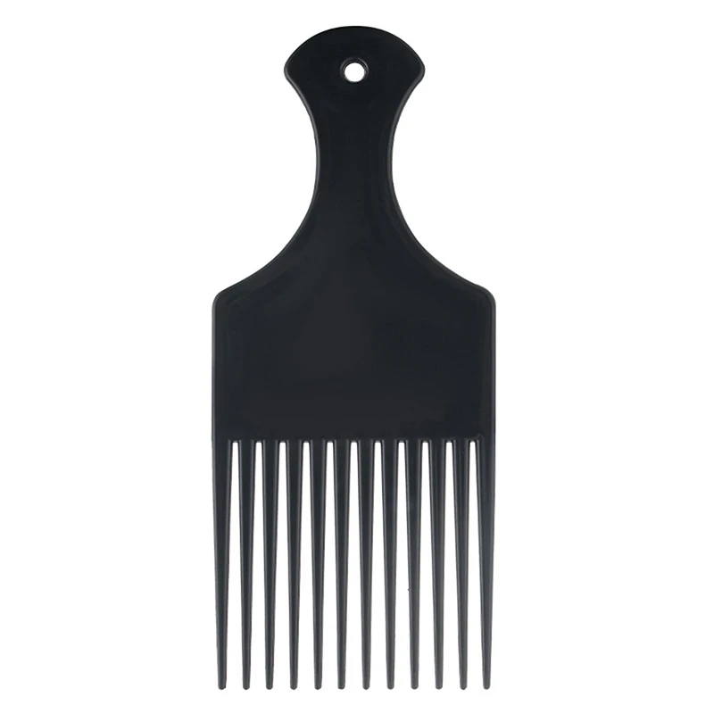 Denti larghi Spazzola Pick Pettine Forchetta Spazzola per capelli Inserto Pettine per capelli Pettine ingranaggi in plastica per strumenti per lo styling dei capelli afro ricci