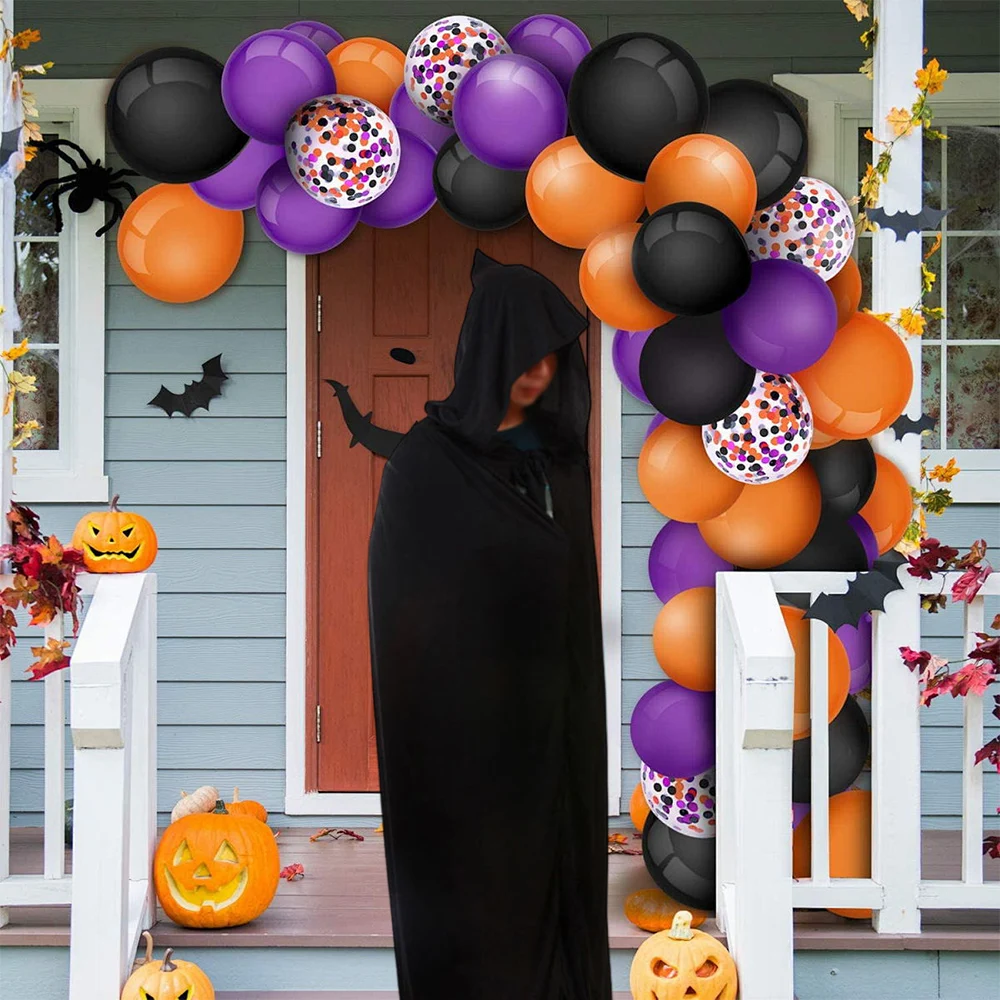 1 ピース/2 ピースハロウィンフード付きマントケープ、ハロウィンマントフード付き女性魔女衣装吸血鬼マントウィザードローブ男性コスプレ Costu