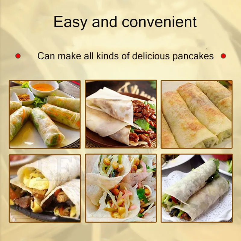 Roasted Duck Cake Machine Cooked Pancake Machine Roti Maker Chapati Making Maker