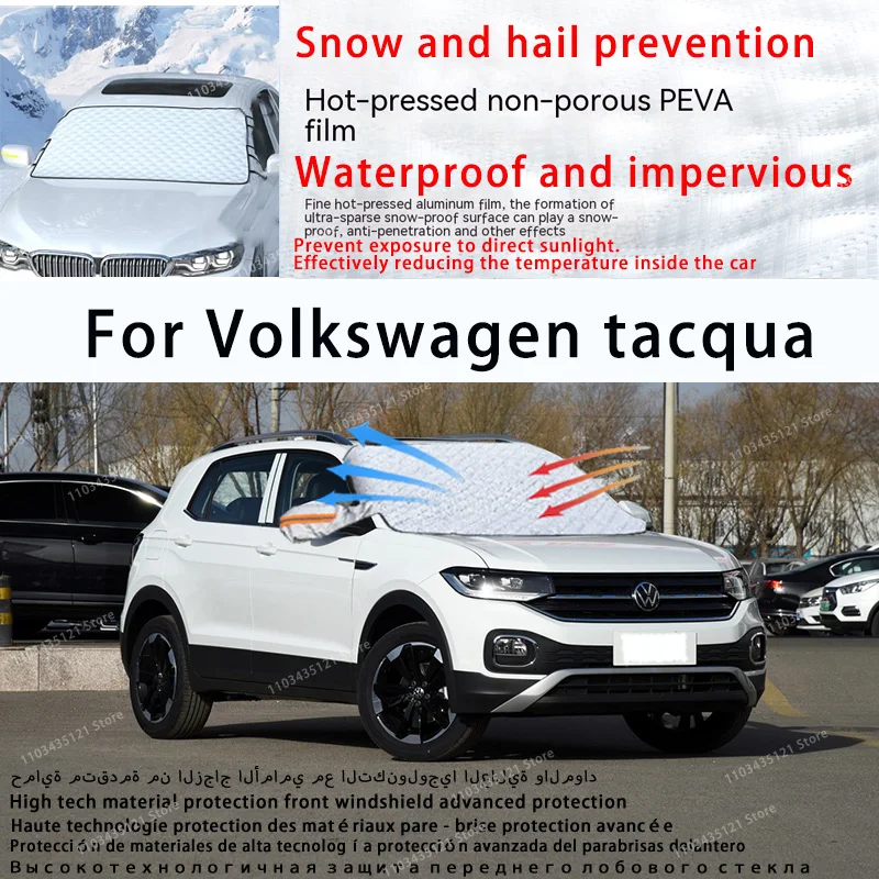 For Volkswagen tacqua the front windshield of a car is shielded from sunlight, snow, and hail auto tools car accessories