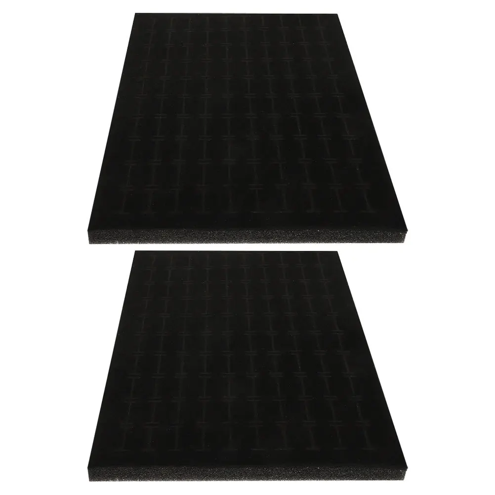 

2Pcs Sponge Jewelry Insert Pad Display Tray for Ring Earring Storage Organizer Jewelry Box Inserts Protective Cushioning Pad