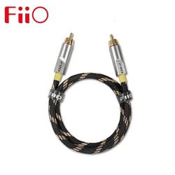 FiiO LR-RCA5 RCA Digital 5N silver-plated pure copper HD Video HiFi Audio Coaxial Cable Extension RCA to RCA